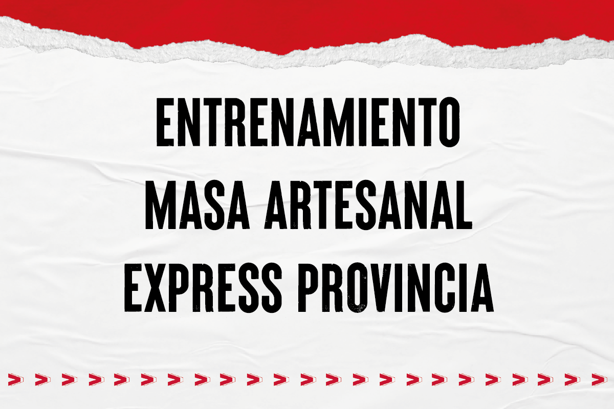 PH | Entrenamiento Miembro de Equipo Producción Masa Artesanal Express Provincia