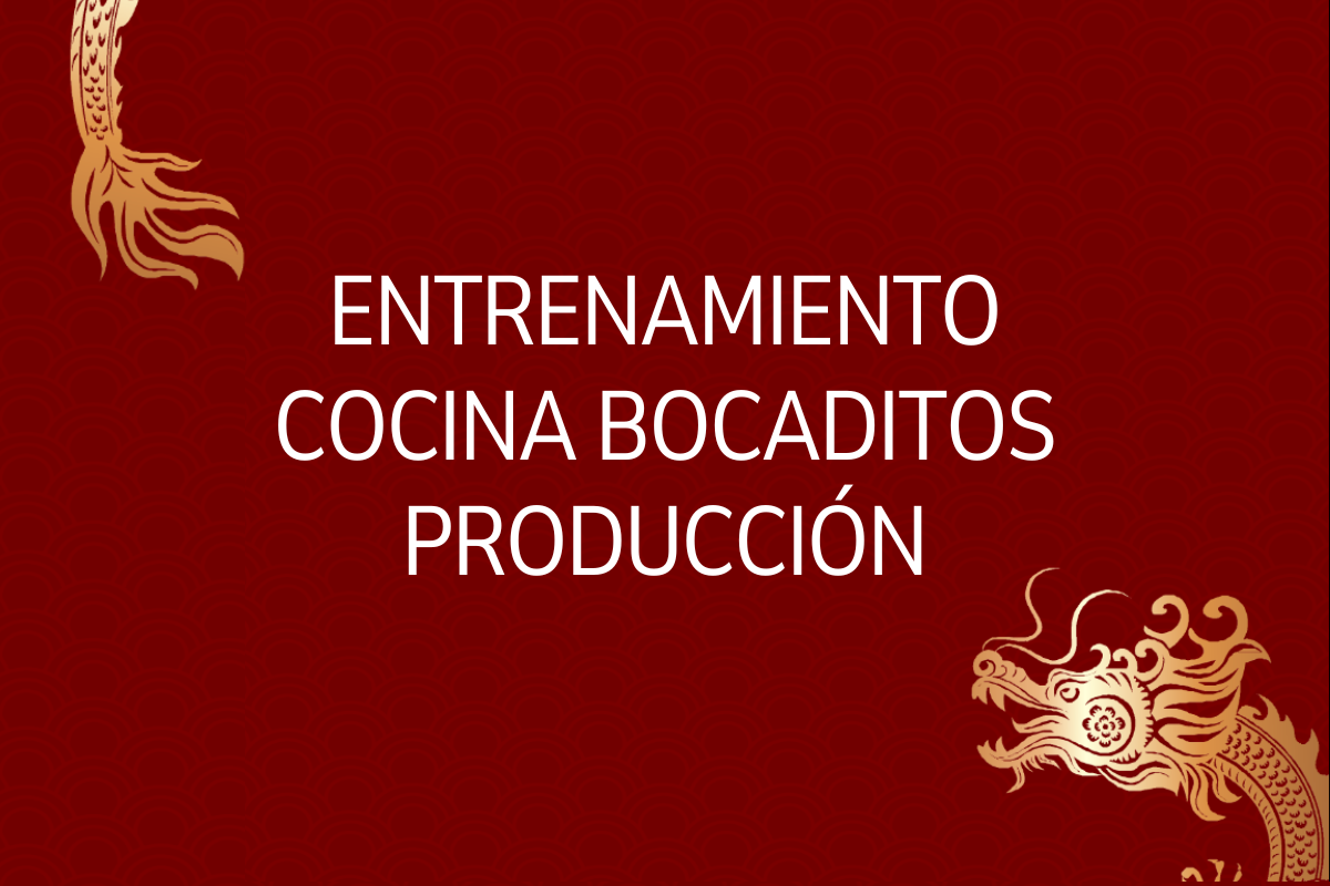 MT | Entrenamiento Cocinero Bocaditos Producción